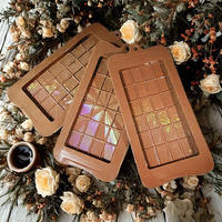 Moule à chocolat rectangulaire antiadhésif en silicone, holographique, résistant à la chaleur, pour barres fourrées