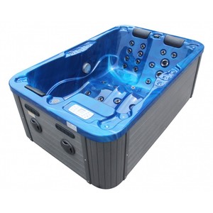 Modern 205x130x70cm Outdoor Spa With LED <b>Lighting</b> & Radio Speaker 35 Jets for 3 People Villas - Product Image 6