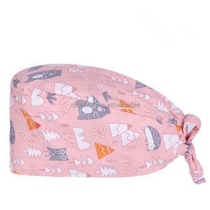 Topi scrub kura-kura ninja, tutup kepala miring unik untuk bedah hewan, tutup kepala bedah hewan - Product Image 6