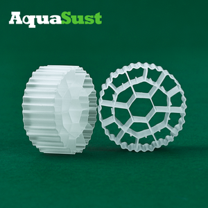 아쿠아서스트 바이오필름 필터 캐리어 바이오 미디어 무빙베드 바이오필름 반응기 <span class=keywords><strong>MBBR</strong></span> 37 버진 플라스틱 500L/시간 처리용 - Product Image 4