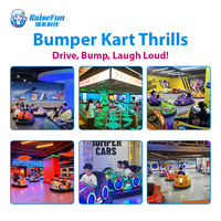 Voiture tamponneuse électrique lumineuse à LED pour intérieur et extérieur, rechargeable sur batterie, pour enfants et adultes, parc d'attractions, aire de jeux, loisirs