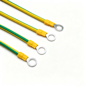 <span class=keywords><strong>BRICO</strong></span> <span class=keywords><strong>BRICO</strong></span>-FCB-XL2523 Connettore di collegamento per cavo di messa a terra in rame puro fotovoltaico per camper, colore giallo-verde, per telaio a ponte - Product Image 5