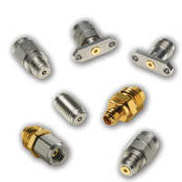 Conector RF Raynool de Montaje en Brida de 50 Ohmios DC~50GHz, Conector RF Macho de 2.4mm con 4 Orificios para Montaje en PCB Reemplazable en Campo