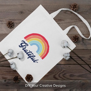 Bolsas de Tela de Algodón Ecológicas, Personalizadas con Sublimación, Plegables, con Asas de Cuerda, para Venta al Por Mayor - Product Image 3