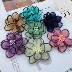 Milli nery Stoff Blumen | DIY Haarschmuck Blumen | Stoff sortiert künstliche Blume