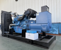 Diesel-Generatorset mit Schalldämpfung, Offener Rahmen, Leroy Somer Alternator, Autostart ATS 20kVA-60kVA