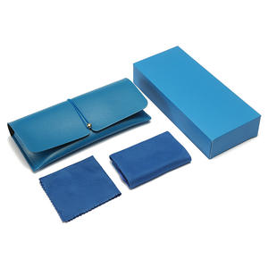 עיצוב חדש מותאם אישית מובלט לוגו מובלט עבור משקפי שמש אריזת אופנה משקפיים עם בד כיס - Product Image 3