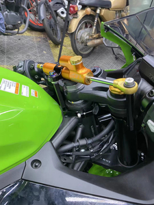 Supporto Ammortizzatore Manubrio CNC Completo per <span class=keywords><strong>Moto</strong></span> KAWASAKI ZX4R ZX4RR in Lega di Alluminio - Product Image 4