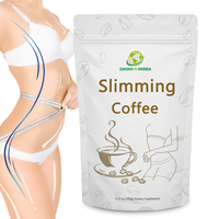 Zhongyiherbs Personnalisez la poudre de café instantané d'étiquettes privées pour l'amincissement