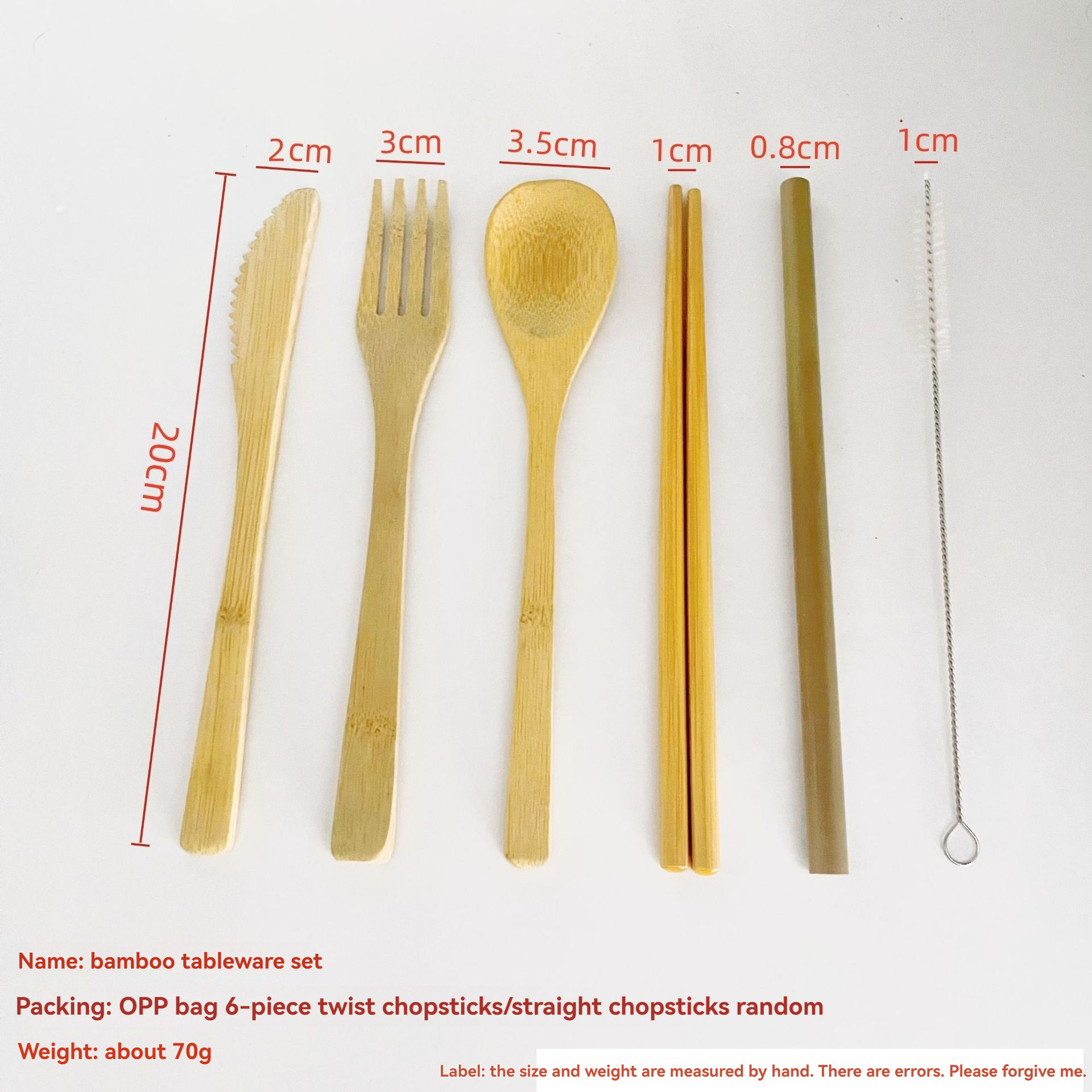 WY064 6-piece set of knives, forks, spoons