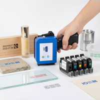 WAISU Mini Impresora Portátil de Inyección de Tinta Máquina de Codificación Manual para Codificar Fechas de Caducidad Serie de Lotes Números Tarjetas Papel