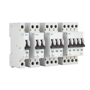 DL MCB 9mm 1 pole 3KA Micro Circuit Breaker smallest mcb Miniature Circuit Breakers CE SAA certifiicated