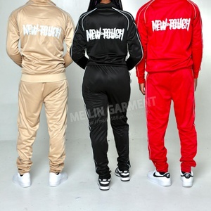Polyester Tracksuits Zip up Nylon <b>Jacket</b> and Pants Jogger Windbreaker Suit Two Piece Set Nylon <b>Track</b> Suit Windbreaker Tracksuit - Product Image 2