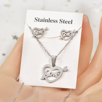 Mode étanche pendentif collier en acier inoxydable pour dame bijoux SHOP Wholesales N250503
