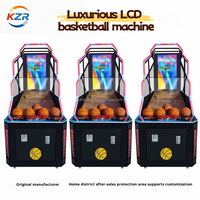 Machine de tir au basketball de rue commerciale, jeu d'arcade à pièces, pliable, anti-stress, de luxe pour adultes et enfants
