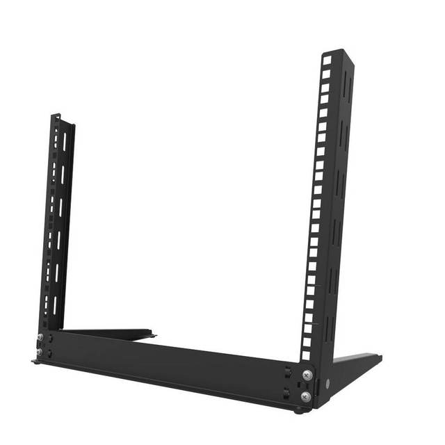 16U 2-Post Heavy-Duty Open-Frame Rack, for Audio/Video, Network Switches, Servers, UPS Systems (ST2PF-16HD)