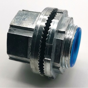 Connecteur de <span class=keywords><strong>conduit</strong></span> IMC <span class=keywords><strong>flexible</strong></span> <span class=keywords><strong>isolé</strong></span> en zinc moulé sous pression de 1/2 pouce, étanche à la pluie, avec filetage NPT, certifié ROSH ISO - Product Image 4