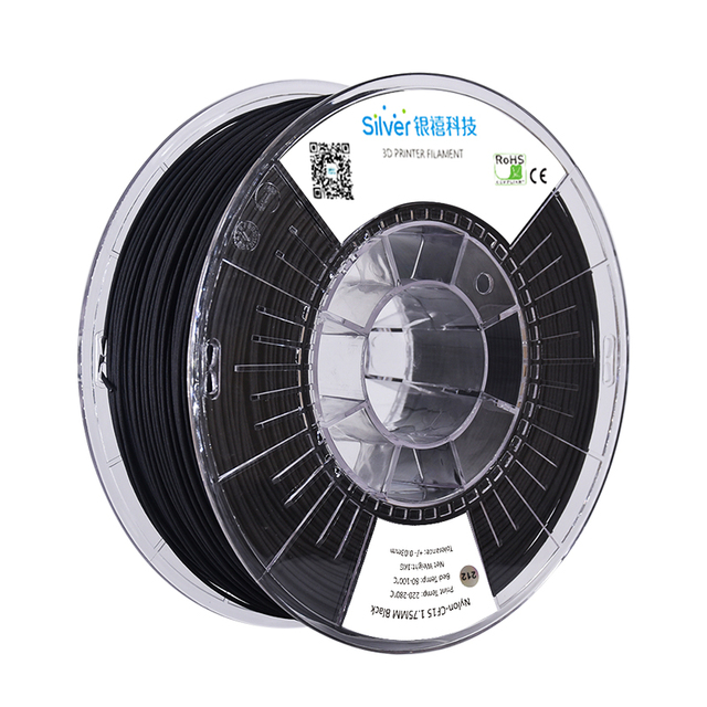 Carbon Fiber Filament 1.75mm PA-CF Nylon PA 3d Printer Filament Black Filament Chopped Carbon Fiber Reinforced PC PETG PLA ABS