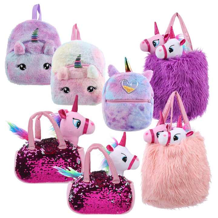 Amazon Sac Peluche Licorne Peluche De Licorne En Peluche, Pièces