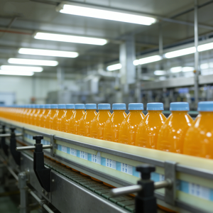 Ligne de production de machines <span class=keywords><strong>Combi</strong></span>-Block automatiques pour la fabrication, le soufflage, le remplissage et le bouchage de bouteilles de jus de fruits à fonctionnement stable - Product Image 1