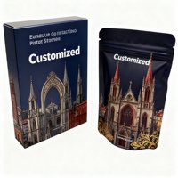 Sacs Mylar personnalisés 3.5G 7G 28G biodégradables de qualité alimentaire, anti-odeur, à fermeture éclair, avec design gaufré, mon logo, pour bonbons, en stock