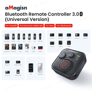 Control Remoto Inalámbrico Bluetooth para DJI OSMO <span class=keywords><strong>360</strong></span>/Action 6/5 Pro/Insta360 X5/X4 Air/Ace Pro2/<span class=keywords><strong>Hero</strong></span> 13/12/<span class=keywords><strong>Max</strong></span>, Accesorios para Cámara - Product Image 2