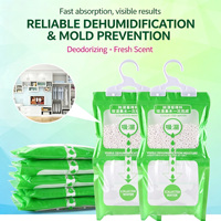 Sac déshumidificateur suspendu pour armoire domestique 500 ml, déshydratant au chlorure de calcium, anti-moisissure et anti-humidité