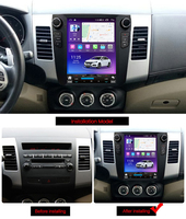Autoradio Mekede à écran tactile IPS série TS 8 + 128g pour Mitsubishi Outlander 2005-2011 BT lecteur Dvd de voiture avec Bt Gps