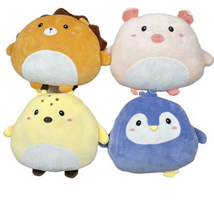 Peluche d'animal personnalisable ultra douce en coton PP, pingouin brodé, coussin réconfortant anti-stress - Product Image 3