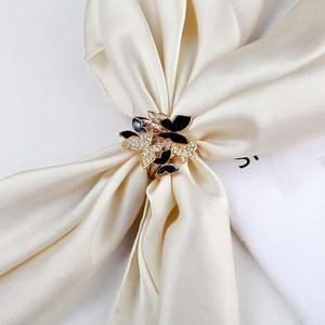 Ladies Hijab Scarf <b>Buckle</b> Pearl Hijab Scarf Accessories Spring Shape Silk Scarf Ring <b>Clip</b> <b>Buckle</b> Ring - Product Image 6