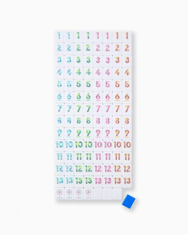 Fichas de Rummikub Azules