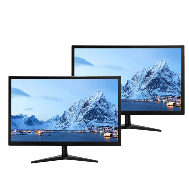 New Wholesale 19" 20" 22" LED LCD Monitor HD 16:9 Aspect Ratio VGA/ Input TFT Screen Office Desktop 3-Year Warranty