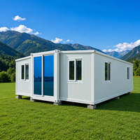 Maison conteneur pliable Jiezhu à double aile extensible, épaissie et respirante, avec design graphique, pour usage en dortoir