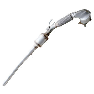 Katalitik konvertör yüksek performans emme ve egzoz valfleri VW Polo GTI 1.4T 2012 iniş borusu için susturucu iniş borusu - Product Image 5