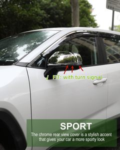 Coque de rétroviseur extérieur droit <span class=keywords><strong>RAV4</strong></span> 2019-2024 - Finition chromée luxueuse OLIVER - Montage sur pare-brise <span class=keywords><strong>hybride</strong></span> - Product Image 3