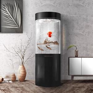<span class=keywords><strong>Aquarium</strong></span> cylindrique en verre avec support, utilisation intérieure, capacité 500L-1000L, design moderne - Product Image 5