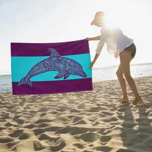 ผ้าขนหนูชายหาดขายส่ง ไมโครไฟเบอร์ ผ้าไมโครไฟเบอร์ สำหรับงานซับลิเมชั่น ผ้าซับลิเมชั่นแบบทอ ผ้าซับลิเมชั่นเปล่า คุณภาพพรีเมียม ลายสัตว์ทะเล ผ้าขนหนูชายหาดนุ่มสบาย ลายทรอปิคอล - Product Image 5