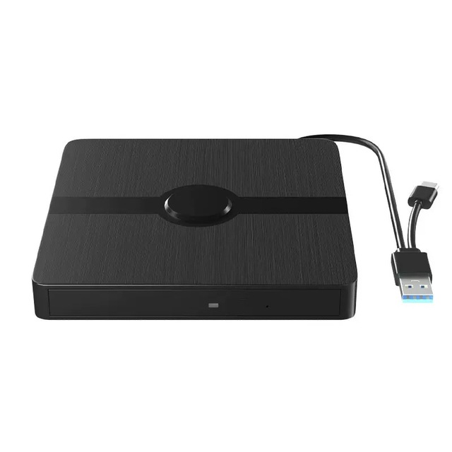External Combo Drive Optical Drives Portable DVD+RW USB 3.0 Type-C Interface Tray Type 2MB Cache DVD Burner Laptop/PC/Desktop