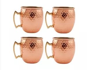 Vente en gros de tasse en cuivre recyclé sublimation en acier inoxydable bière boisson Moscou Mule tasse en cuivre avec poignée pour Olympia <span class=keywords><strong>Grand</strong></span> Teton - Product Image 2