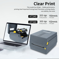 Imprimante thermique AiYin 4 pouces, imprimante à transfert thermique direct USB, prend en charge l'impression d'étiquettes pour vêtements