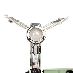 Horno de Cocina Multicombustible para Picnic al Aire Libre, Estufa de <span class=keywords><strong>Gas</strong></span> Portátil Plegable para Acampar con Fuego Ajustable - Product Image 4