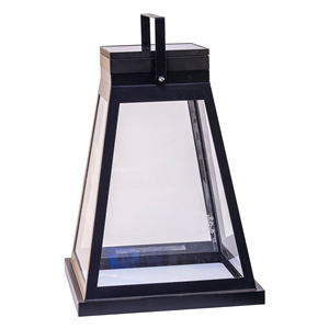 आधुनिक सौर लालटेन प्रकाश बाहरी प्रकाश जलरोधक लौह उद्यान शिविर के लिए लैंप - Product Image 1