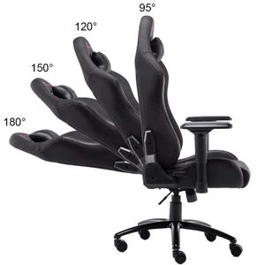 Mông Cổ Shaker Nhà Máy Ban Đầu Màu Đen Văn Phòng Gamer Ghế Làm Việc PU Da Ghế Mật Độ Cao Lạnh Khuôn Bọt Chơi Game Ghế - Product Image 2