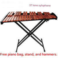 Marimba Profesional de 37 Notas con Marco de Palisandro, Barra de Aluminio, Bolsa y Soporte Incluidos, Instrumento Musical para Escuela, Venta al Por Mayor Personalizada