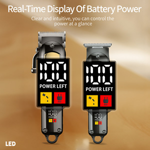 Máy Cạo Râu Không Dây Cho Nam, Bộ Cắt Tóc Chuyên Nghiệp, Có Thể Sạc Lại, Bán Buôn Màn Hình LCD OEM ODM - Product Image 3