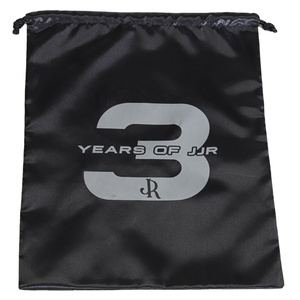 Customized Black <b>Satin</b> Soft <b>Shoe</b> Swimsuit Handbag Drawstring Dust Pouch with Custom Logo Storage Bag - Product Image 4