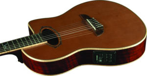 EKO GUITARS-Para MIA N400CE, guitarra clásica electrificada HQ, forma de cuerpo recortada de nailon, presistema Fishman, tapa de cedro macizo - Product Image 5