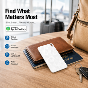 Localizzatore GPS Wireless da 1.8mm con Ricarica Senza Fili, Certificato MFi, Compatibile con <span class=keywords><strong>Google</strong></span> Find Hub e Apple Find My, Antifurto, Impermeabile, per Android - Product Image 4