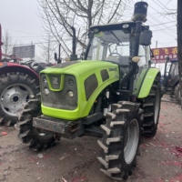 Tractor de Ruedas Zoomlion Usado de Alta Calidad, 120 HP, Modelo 1204, con Motor Diésel de 4 Cilindros y PTO de 540/1000 rpm para Agricultura