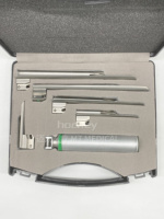 Laryngoscope vétérinaire portable à LED, poignée de laryngoscope, chirurgical
